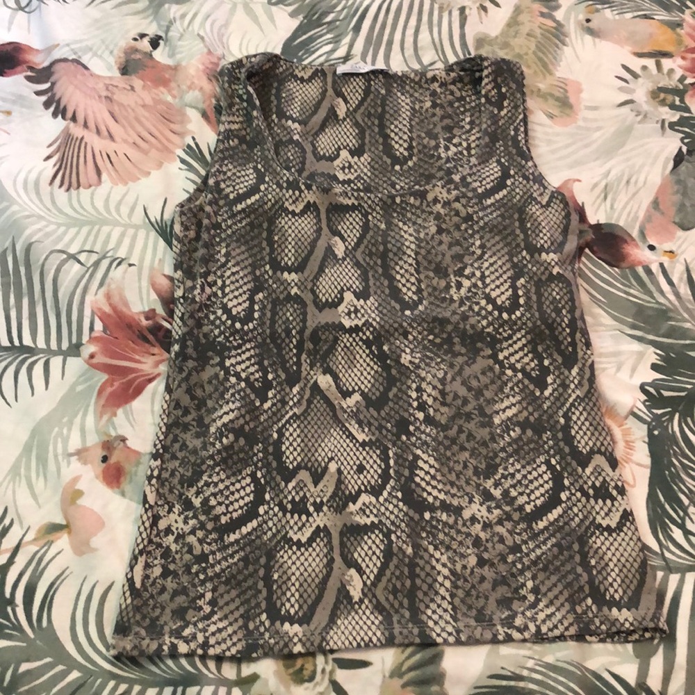 Zara Basic Slimming Wide Strap Tank